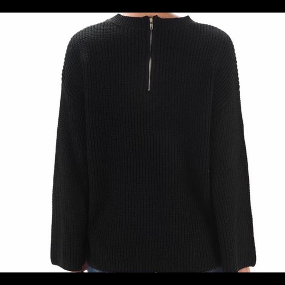 Judy Blue Knit Choker Neck Sweater w/Bell Sleeves - Picture 5 of 5